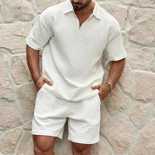 Moveo - Luxe Zomerset voor mannen: Polo + Short