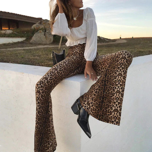 Tara Beestachtig Uitlopende Broeken | Een stijlvolle & sexy Tijger of Luipaard pantalon